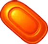 Orange candy piece symbol